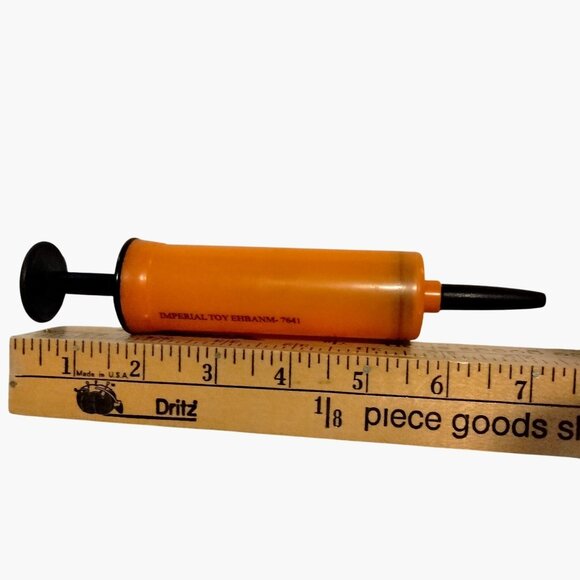 Manual Balloon Inflator Hand Pump Party Decoration Tool Orange Black - Picture 3 of 5